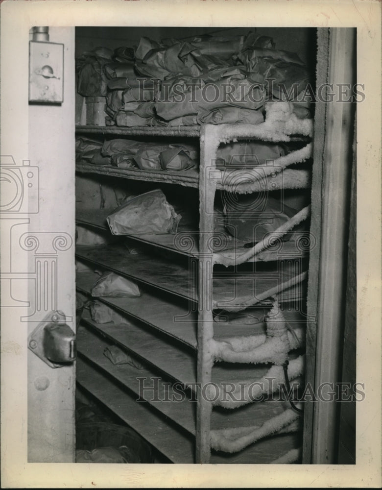 1943 Press Photo Quick Freezer