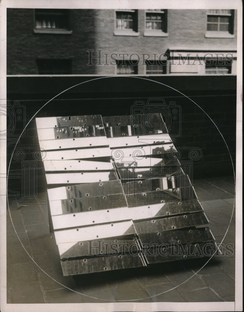 1936 Press Photo Apparatus for NYC apartment buildings