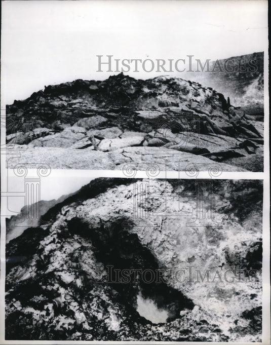 1968 Press Photo Hilo Hawaii Halemaumau volcano