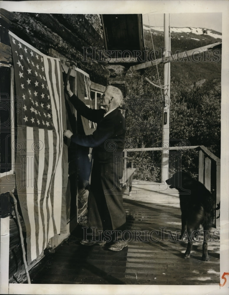 1949 Press Photo Keno Hill Yukon Territoty at Lead mines Jack McLain