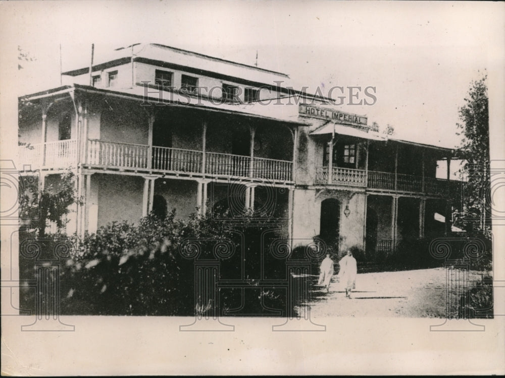 1935 Press Photo A view of Hotel Imperial in Addis Ababa