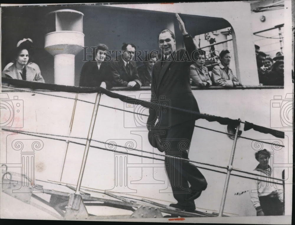 1952 Press Photo Russian Ambassador Georgi Zarubin