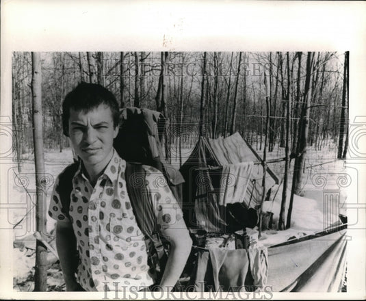 1970 Press Photo Ann Arbor MI "Home in the wilds" David Hoover