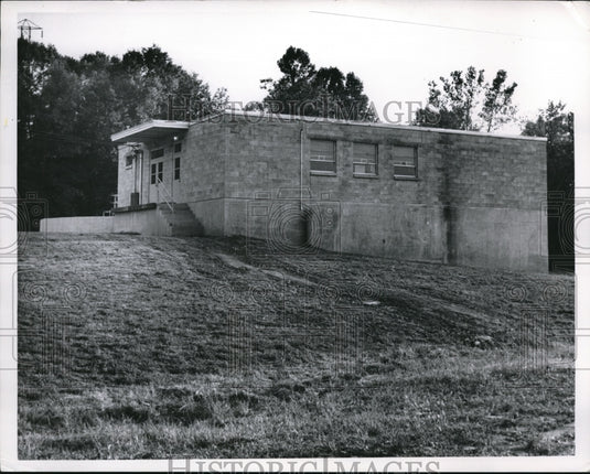 1961 Press Photo Bar Oak State Park Waterworks - ned01495