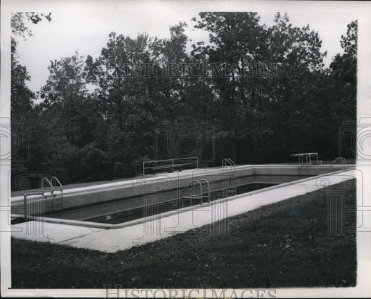 1945 Press Photo President Roosevelt's Hidden Retreat