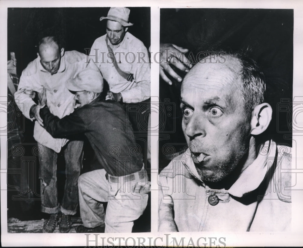 1953 Press Photo Ferdinand Stenger after being lost in the wilderness for 2 days- Historic Images