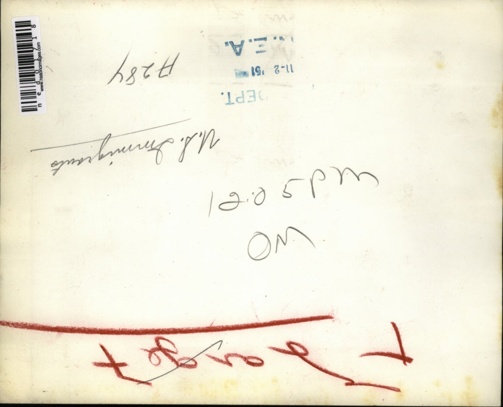 1951 Press Photo NYC Mr & Mrs Ralph Hallett & their 10 children at the ship dock