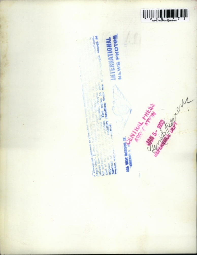 1952 Press Photo Madalaine Lucy DeMears LeMay went missing on a fishing trip