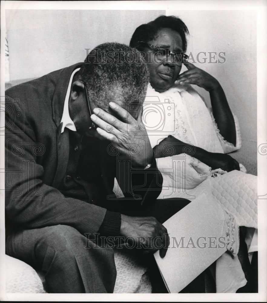 1968 Press Photo Mr & Mrs Eugene Sparks of Cleveland Ohio