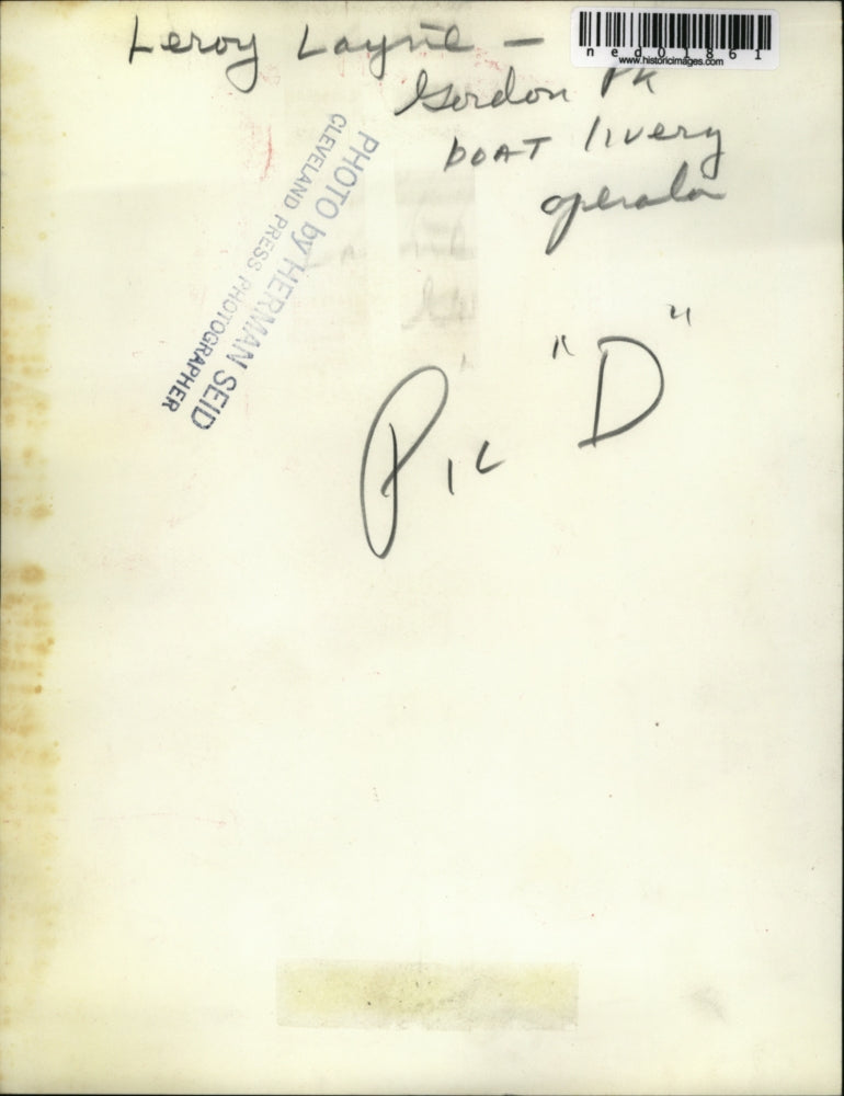 Press Photo Leroy Layne boat livery operator