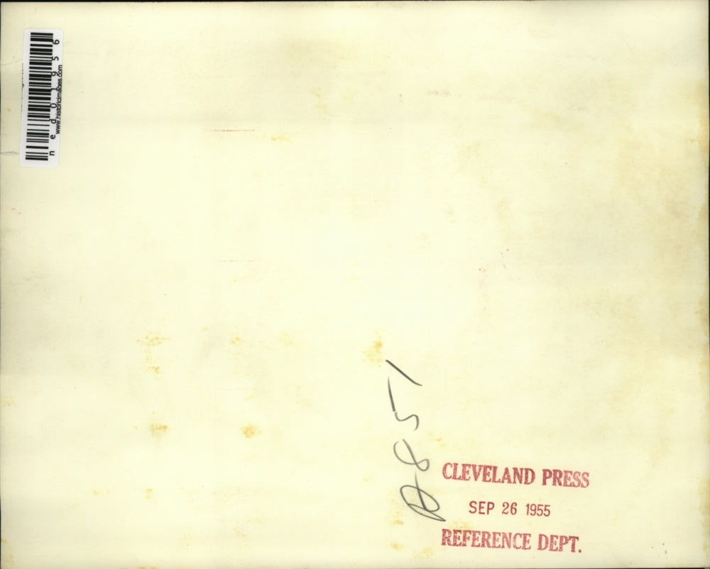 1955 Press Photo Pres Peron supporters in Buenos Aires Argentina - ned01956