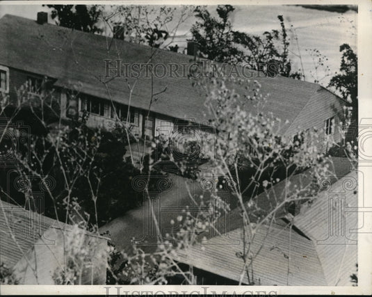 1940 Press Photo Seattle Wash air view of typical home models