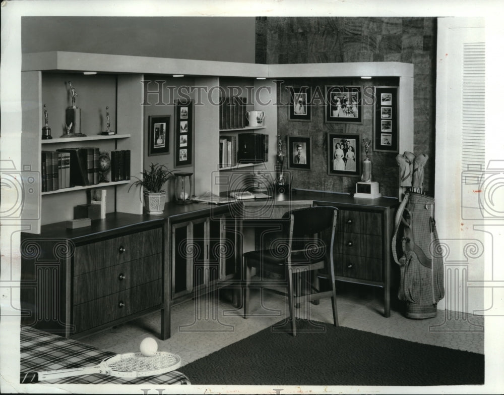 1966 Press Photo Young Family collection of furniture by Basic