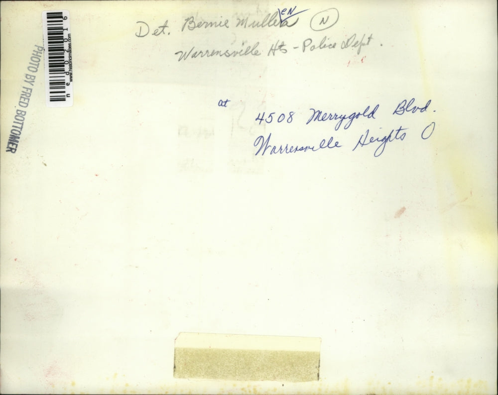 Press Photo Shamrocks on Garage of Bernie Mullen Home Warrensville Heights Ohio