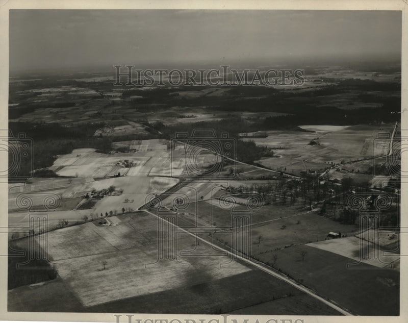 Load image into Gallery viewer, 1931 Press Photo Aerial View of Fields
