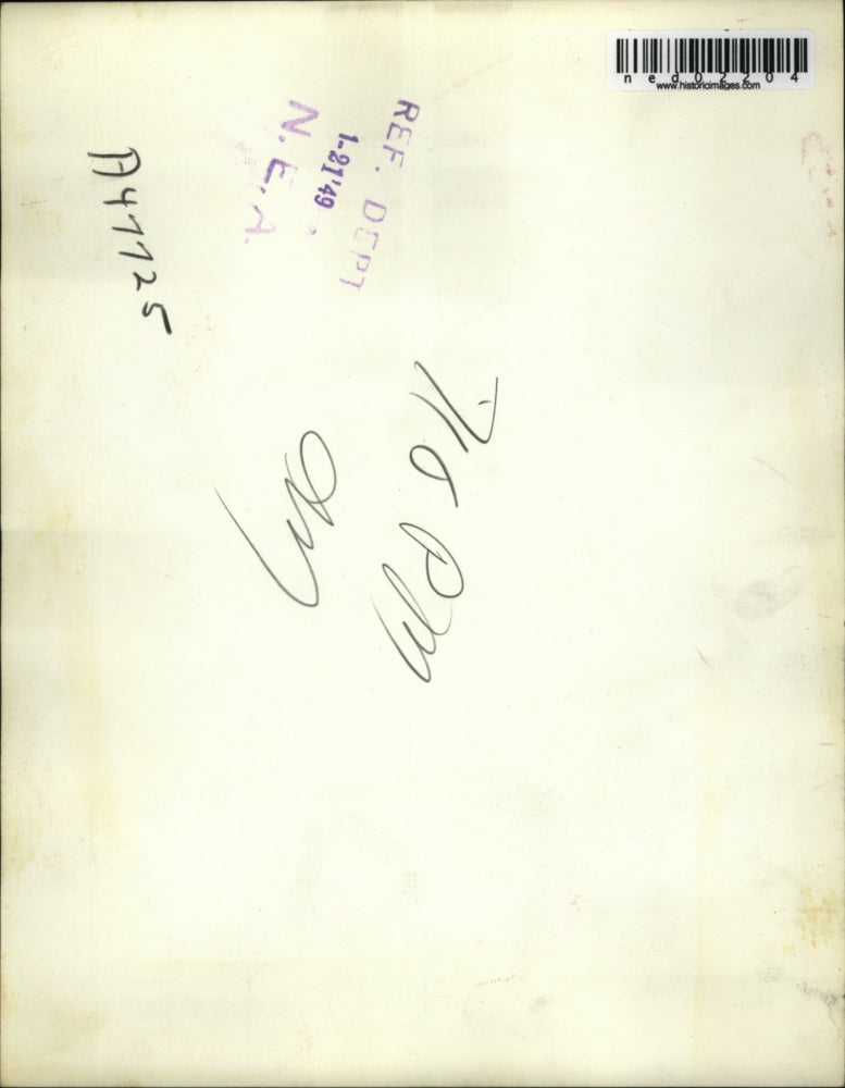 1949 Press Photo New York Frank Zahourea 91 year old Czech-American