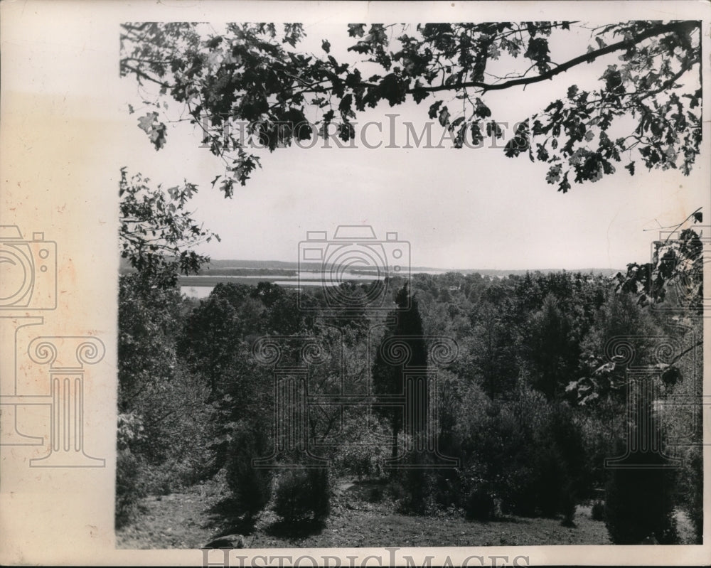 1956 Press Photo The majestic land of Essex County