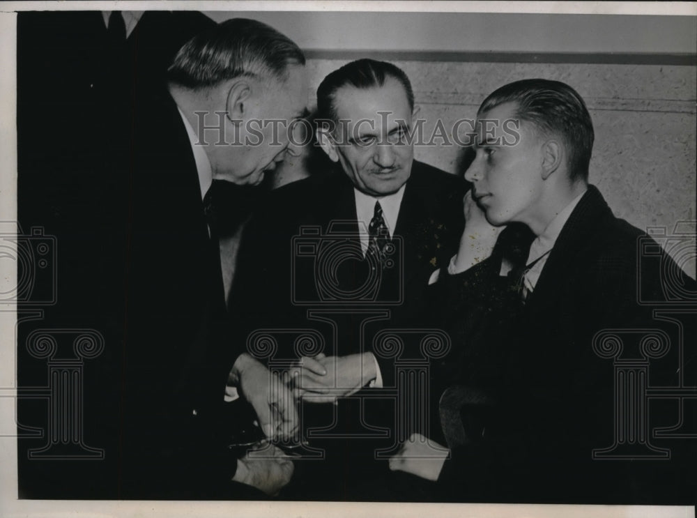 1938 Press Photo Theodore Danielsen confessed of stabbing his mother