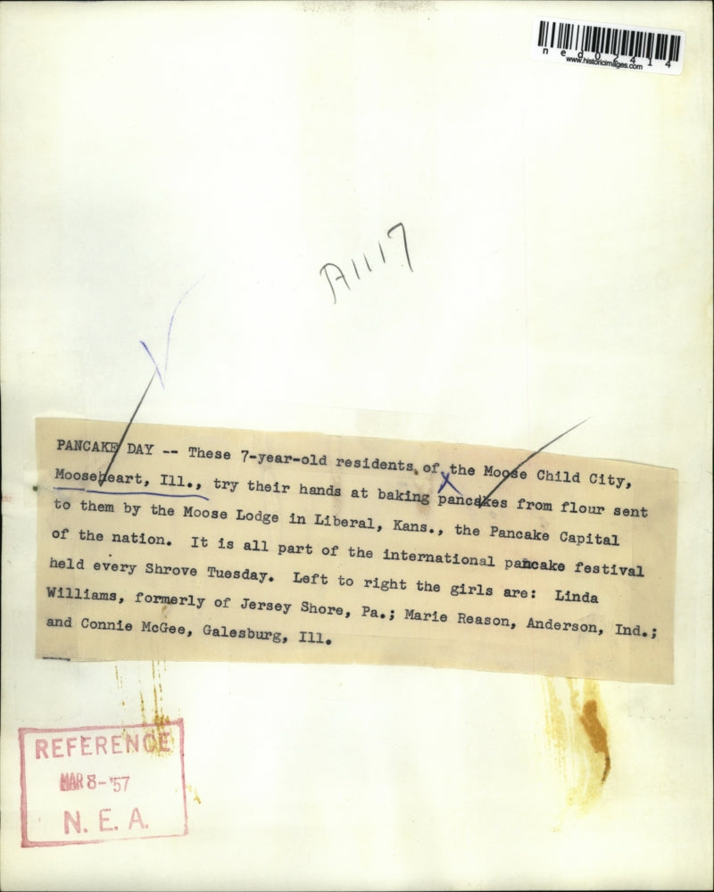 1957 Press Photo Mooseheart Ill Linda Williams, Marie Reason, Connie McGee