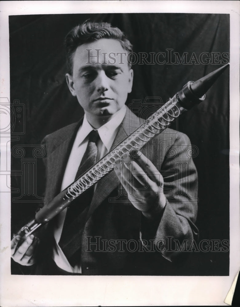 1950 Press Photo Schnectady NY Vacuum tubs to be used for new color TV