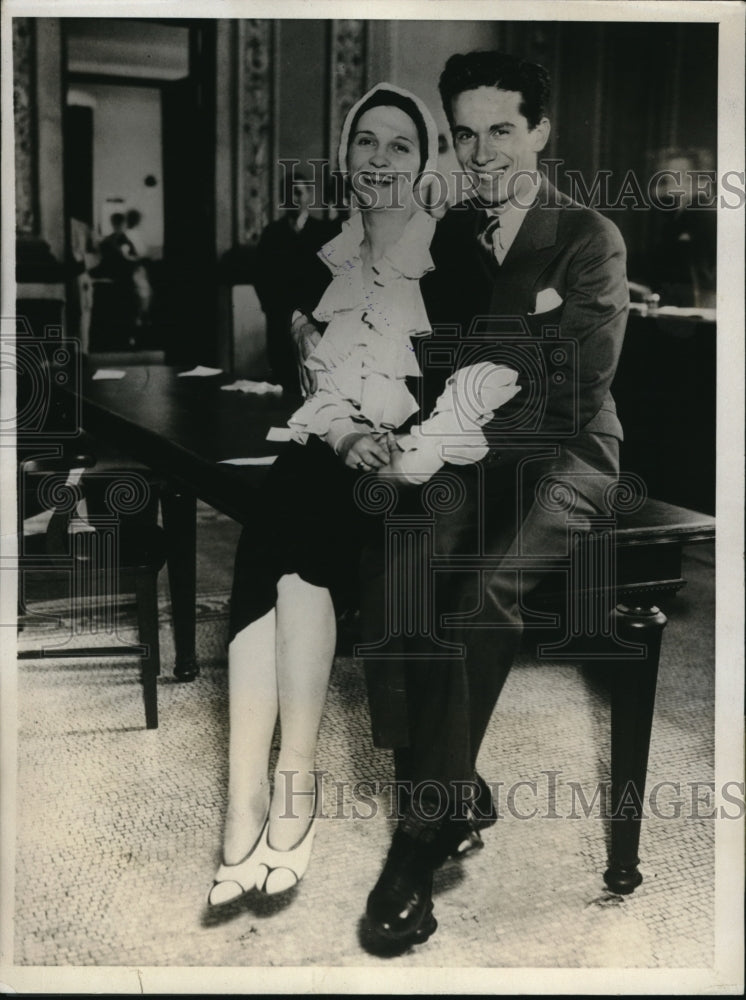 1931 Press Photo Arrested-Jailed-Married-All in one day