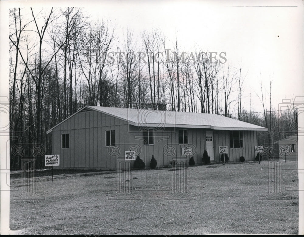 1960 Press Photo The Christian Homes at the new Community