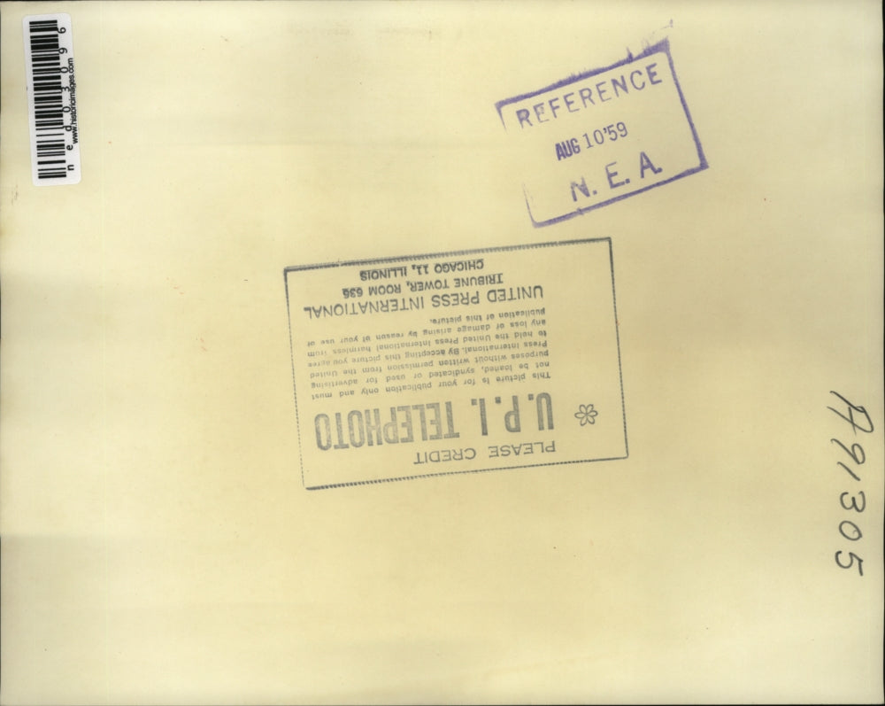 1959 Press Photo Kansas City Mo Mad Maud or Dodo Denney actress - ned03096