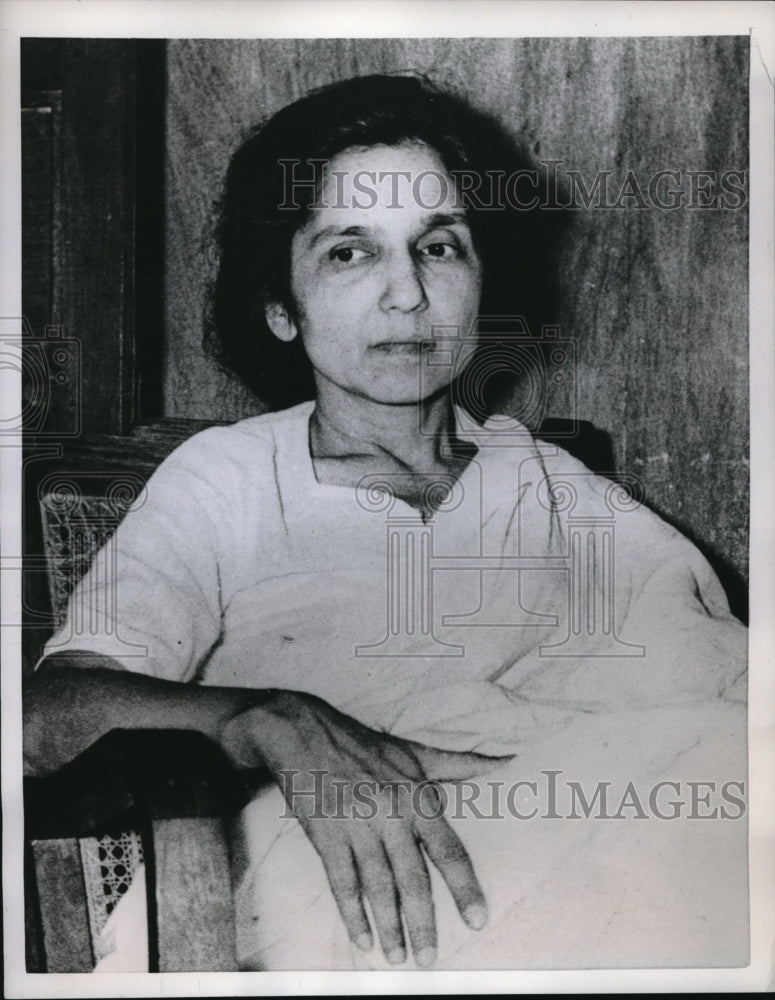 1958 Press Photo Mrs Runa Asaf Ali, First woman Mayor of India's Capital City