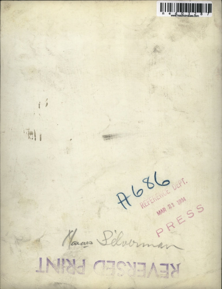 1934 Press Photo Mr Marcus Silverman