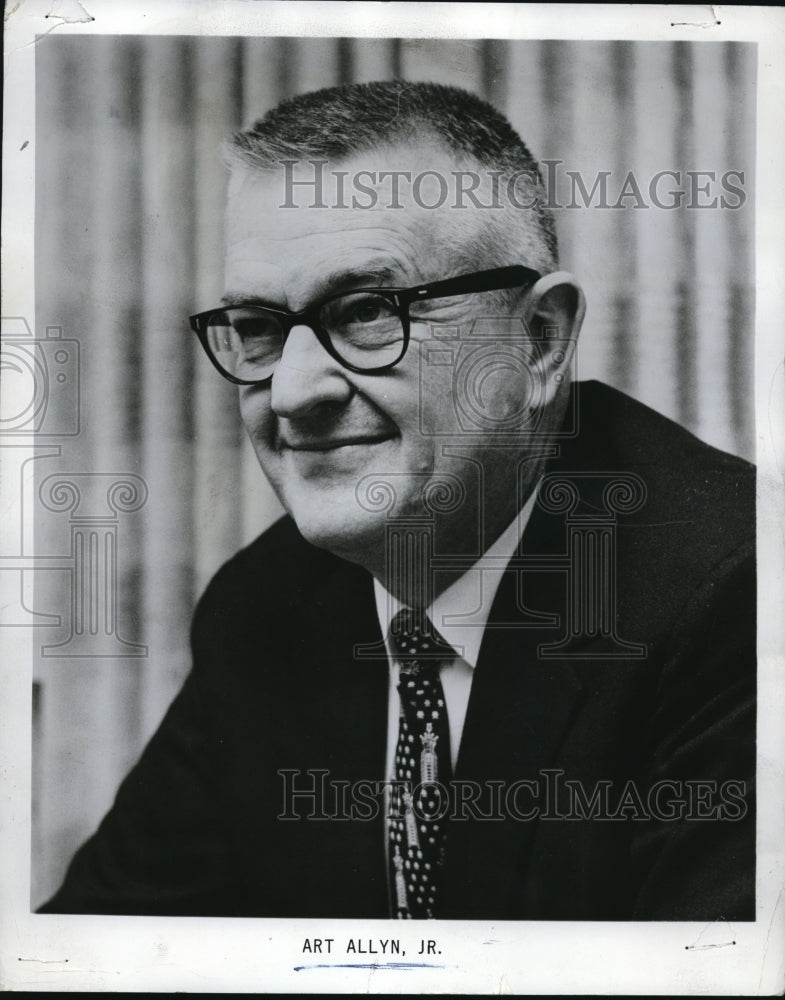 1959 Press Photo Mr Art Allyn Jr