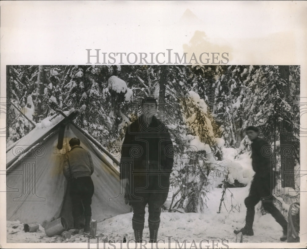 1938 Press Photo Canadians who survived in wilds for 5 weeks after crash