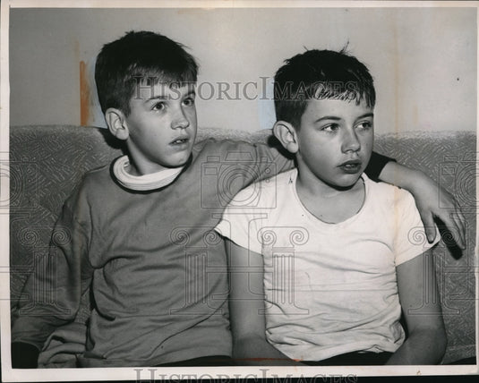 1962 Press Photo The Hemmelein Brother,Edward and Robert of Fairville