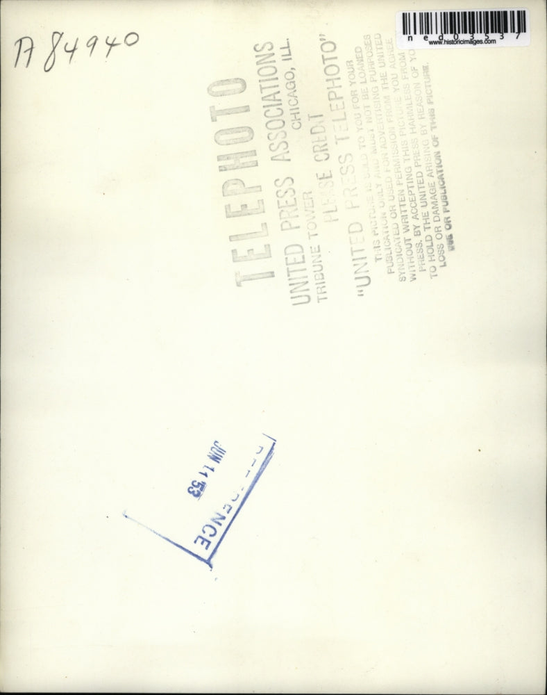 1953 Press Photo Korean War Victim Sung Wang Cho Lawrence Autorino & Won Soon Li