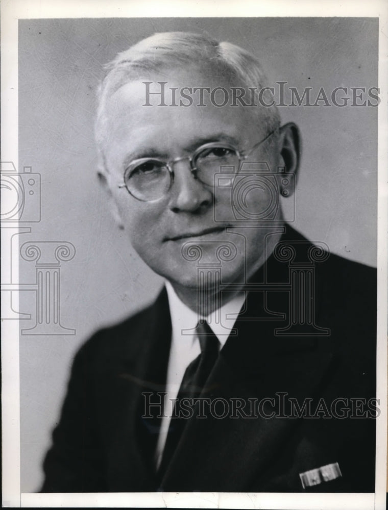 1942 Press Photo Rear Adm Alexander H Van Keuren Chief of Navt Dept Bureau