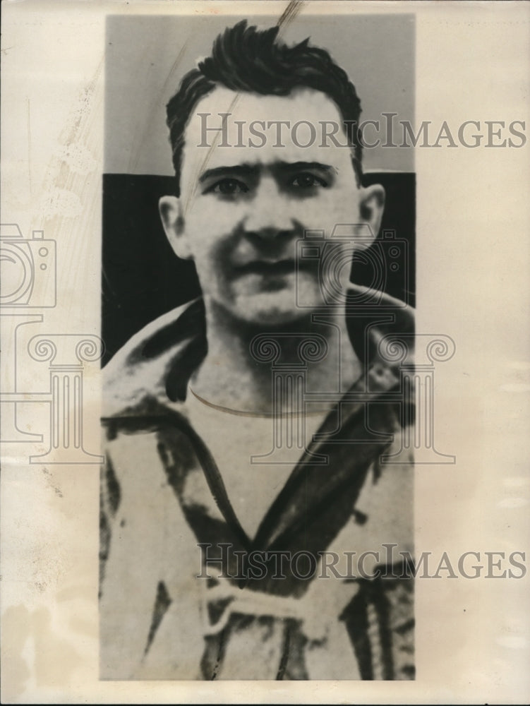 1931 Press Photo Private Harold Osborne Member of the Army Jumping school