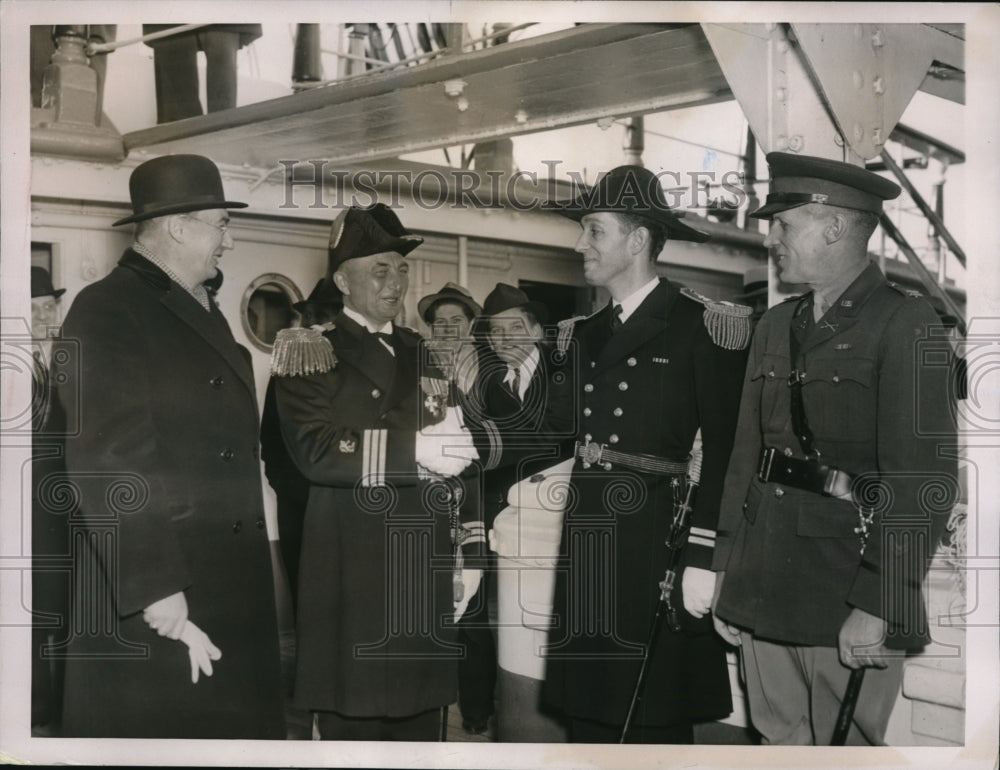 1937 Press Photo Greetings from Kuusamo, Morris, Crockkett - ned03706