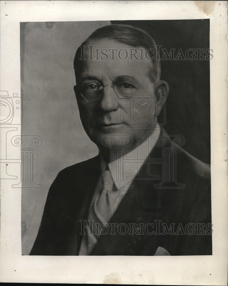 1927 Press Photo Dr Burris A Jenkins, newspaper editor and Minister- Historic Images