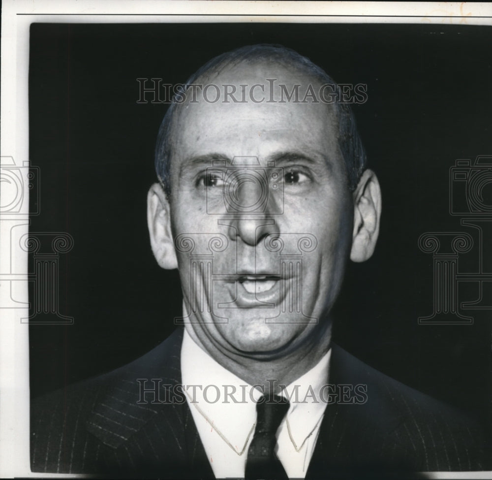 1960 Press Photo Wash DC Lester Lanin band leader at House Overight Subcomm.