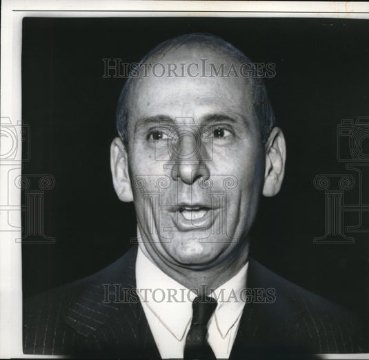 1960 Press Photo Wash DC Lester Lanin band leader at House Overight Subcomm.