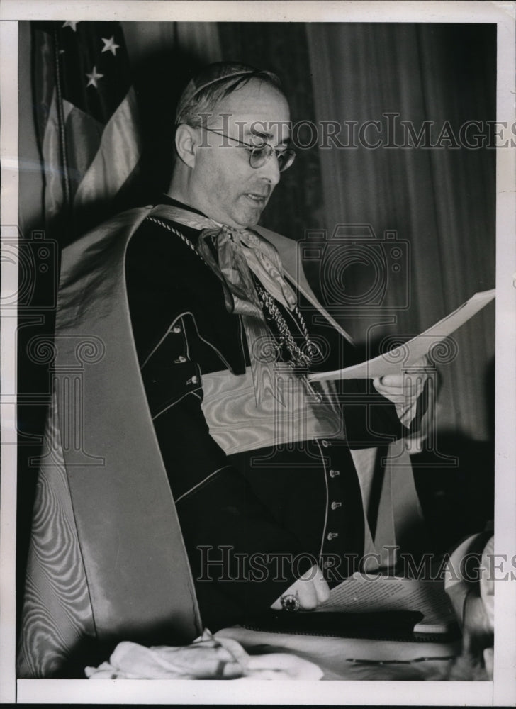 1938 Press Photo Boston Cardinal Jean Marie R Villeneuve of Quebec