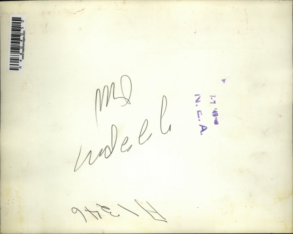 1949 Press Photo United Mine Workers President John L Lewis and HArry M Moses