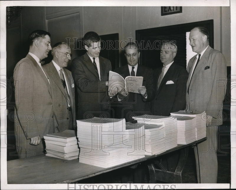 Load image into Gallery viewer, 1954 Press Photo Brotherhood of Locomotive Engineers &amp; Nation's Railroads
