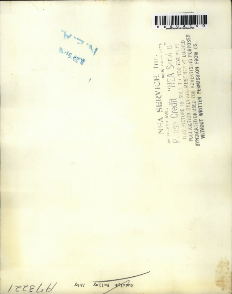 1951 Press Photo Attorney Rudolph Halley