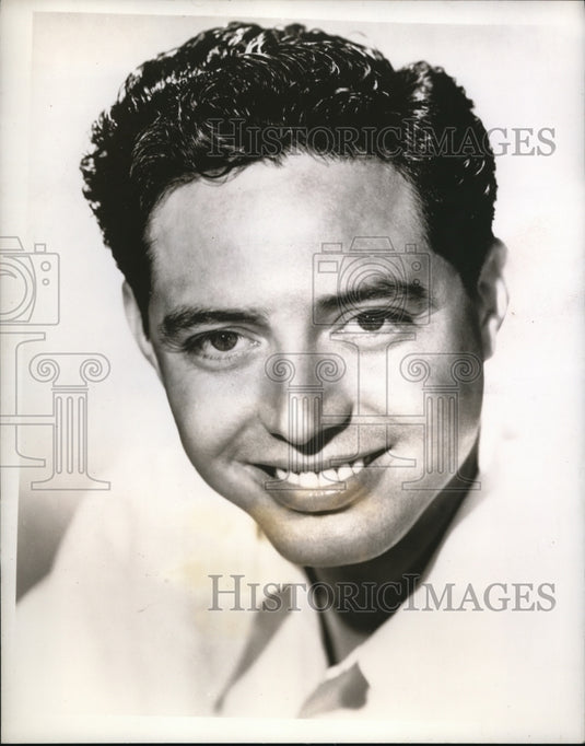1948 Press Photo Andy Russell for All Star Revue on Mutal broadcasting