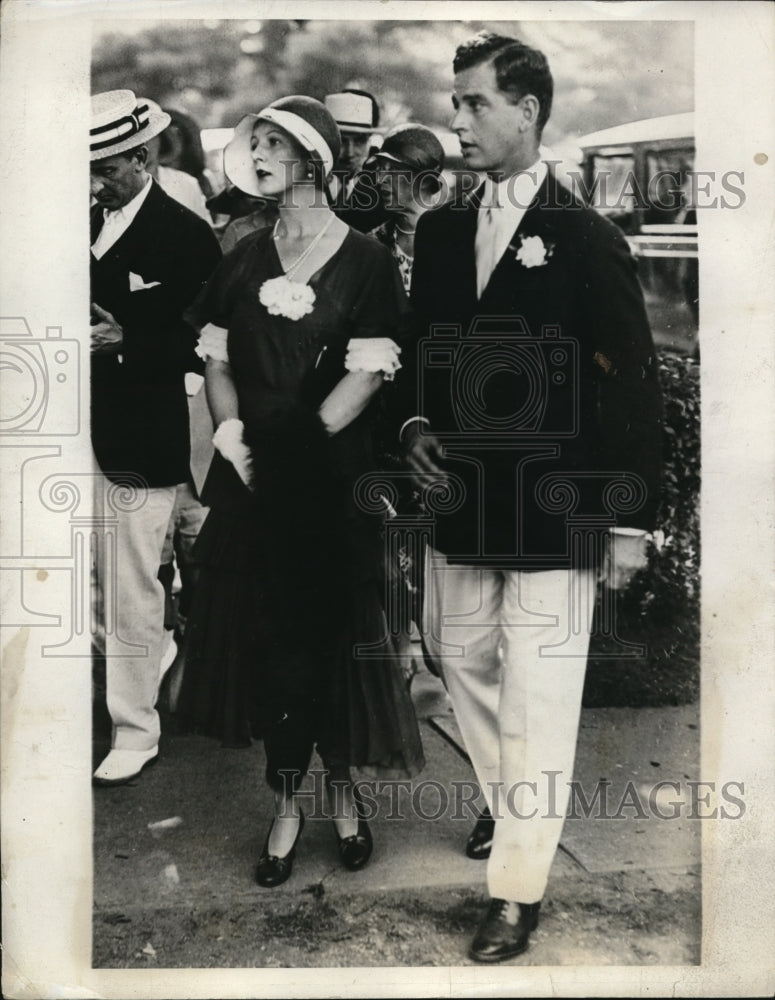 1931 Media Photo Cornelius V Whitnee & fiancee Gwladys C Hopkins