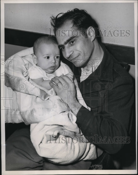 1951 Press Photo Chicago William Albert & son David Albert