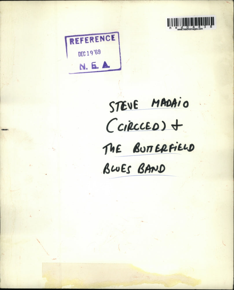 1969 Press Photo Steve Madaio & the Butterfield Blues Band