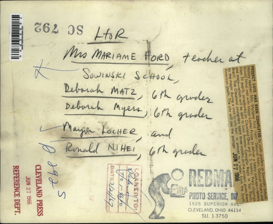 1966 Media Photo Project Luiz Completed At Sowinski School