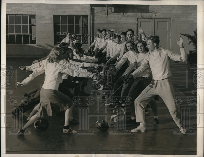 Load image into Gallery viewer, 1940 Media Photo The students at the Play house School at their regular drill
