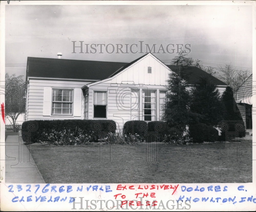 Press Photo 2327 Greenvale, Cleveland Housing